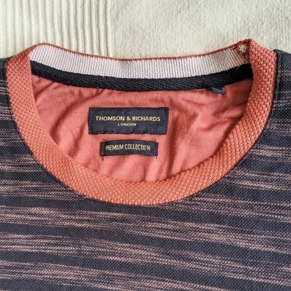𝅺thomson & Richards Patterned Crew Neck Pullover - Picture 3 of 6